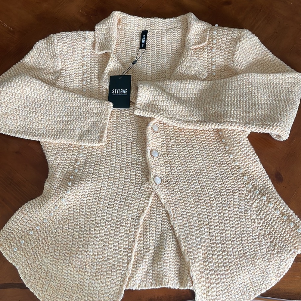 Style-we beautiful knit blazer stretchy